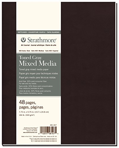 Strathmore Soft Cover Art Journal Weicher Einband, Papier, Grau, 7.75x9.75 von Strathmore
