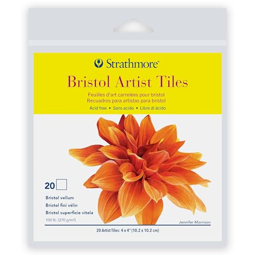 Strathmore 105-970 Künstlerfliesen, 300 Serie, Pergament, 10 x 10 cm, 20 Blatt von Strathmore