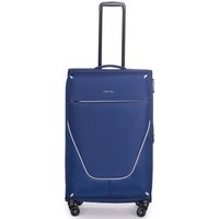 Stratic Weichgepäck-Trolley "Strong L, navy", 4 Rollen, Reisekoffer großer Koffer Aufgabegepäck TSA-Zahlenschloss von Stratic