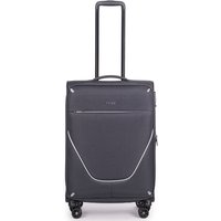 Stratic Weichgepäck-Trolley "Strong M, anthracite", 4 Rollen, Reisekoffer großer Koffer Aufgabegepäck TSA-Schloss von Stratic