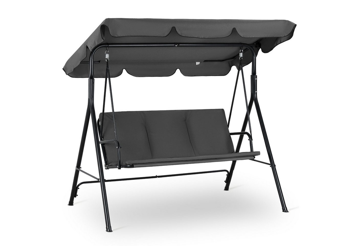 Strattore Hollywoodschaukel Gartenschaukel Gartenliege 175x110x153cm - Anthrazit Strattore Hollywoodschaukel Gartenschaukel Gartenliege 175x110x153cm - Anthrazit von Strattore