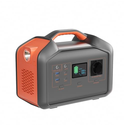 Straxelle Portable Generators 700W(Peak 1000W) Tragbare Power station C519.48Wh MPPT Solar Generator Batterie, 150W Schnellladeleistung LCD-Anzeige Für Camping,Draußen,Reisen,Notfälle,Unterwegs von Straxelle