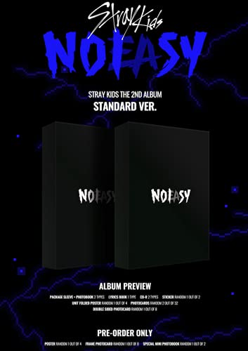 Stray kids Noeasy Standardversion - [Typ A] Das zweite Album + Fotobuch + Vorbestellvorteil + gefaltetes Poster + Bonus (5 Fotokarten). von STRAY KIDS