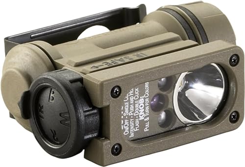 Streamlight 14516 Sidewinder 47-Lumen Compact II Militärmodell-Taschenlampe mit Mehreren Akkus, Mehreren Quellen und Freisprechfunktion, Kojote von Streamlight