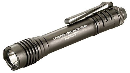 Streamlight 66318 MicroStream 45-Lumen Tägliches Tragen Ultra-Kompakt-Taschenlampe mit AAA-Alkalibatterie, Klarsicht-Verpackung, Schwarz von Streamlight
