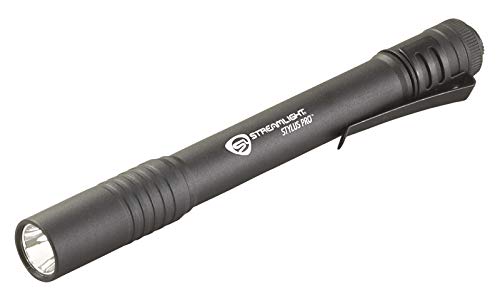 Streamlight 66118 Stylus Pro 100-Lumen LED Stiftleuchte mit Holster, Schwarz von Streamlight