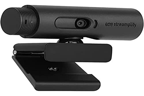 Streamplify CAM - USB Webcam 1080p Full HD - Streaming Cam mit Autofokus - Ideal Facecam mit Stativ - PC Kamera - Web Cam - Stream Cam - Streamcam Kompatibel mit Windows/Mac/Chrome OS von Streamplify