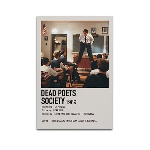 Dead Poets Society Poster, dekoratives Gemälde, Leinwand-Wandposter und Kunstdruck, modernes Familienschlafzimmer-Dekor-Poster, 30 x 45 cm von Street Art