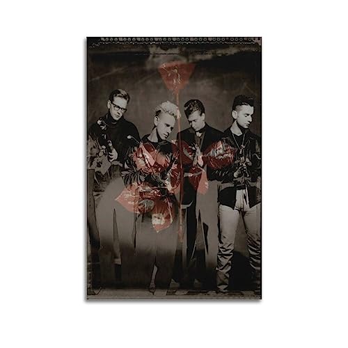 Depeche New Wave Mode Poster, dekoratives Gemälde, Leinwand, Wandposter und Kunstdruck, modernes Familienschlafzimmer-Dekor-Poster, 40 x 60 cm von Street Art