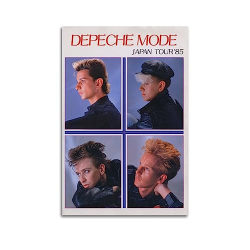 Depeche New Wave Mode Poster, dekoratives Gemälde, Leinwand, Wandposter und Kunstdruck, modernes Familienschlafzimmer-Dekor-Poster, 50 x 75 cm von Street Art