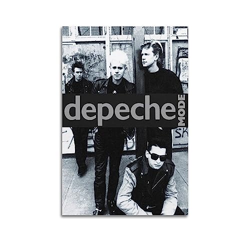 Depeche New Wave Mode Poster, dekoratives Gemälde, Leinwand, Wandposter und Kunstdruck, modernes Familienschlafzimmer-Dekor-Poster, 50 x 75 cm von Street Art