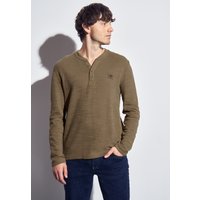 STREET ONE MEN Langarmshirt im soften Baumwoll-Mix STREET ONE MEN Langarmshirt im soften Baumwoll-Mix von Street One Men