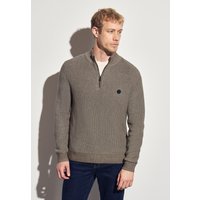STREET ONE MEN Stehkragenpullover aus reiner Baumwolle STREET ONE MEN Stehkragenpullover aus reiner Baumwolle von Street One Men