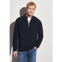 STREET ONE MEN Stehkragenpullover aus reiner Baumwolle STREET ONE MEN Stehkragenpullover aus reiner Baumwolle von Street One Men