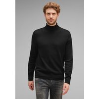 STREET ONE MEN Stehkragenpullover, in Melange Optik von Street One Men