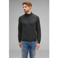 STREET ONE MEN Stehkragenpullover, in Melange Optik von Street One Men