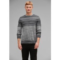 STREET ONE MEN Streifenpullover, mit Rundhalsausschnitt von Street One Men