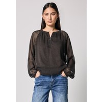 STREET ONE STUDIO Chiffonbluse mit Rundhalsausschnitt von Street One Studio