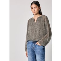 STREET ONE STUDIO Chiffonbluse mit Rundhalsausschnitt STREET ONE STUDIO Chiffonbluse mit Rundhalsausschnitt von Street One Studio