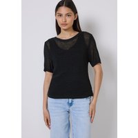 STREET ONE STUDIO Kurzarmpullover, mit grober Struktur von Street One Studio