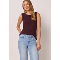STREET ONE STUDIO Ripptanktop mit Rundhalsausschnitt von Street One Studio