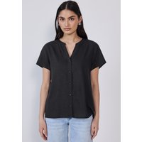STREET ONE STUDIO Shirtbluse, mit geschlitztem Rundhalsausschnitt von Street One Studio