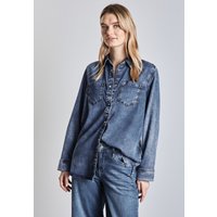 STREET ONE Jeansbluse mit Knopfleiste von Street One