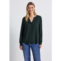 STREET ONE Langarmbluse Sommerbluse, Tunika mit Split Neck und aus Viskose STREET ONE Langarmbluse Sommerbluse, Tunika mit Split Neck und aus Viskose von Street One