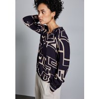 STREET ONE Langarmbluse, mit All-Over Print von Street One