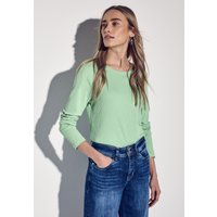 STREET ONE Langarmshirt aus softem Materialmix STREET ONE Langarmshirt aus softem Materialmix von Street One