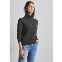 STREET ONE Rollkragenpullover in melierter Optik STREET ONE Rollkragenpullover in melierter Optik von Street One