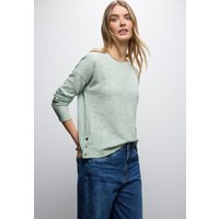 STREET ONE Rundhalspullover mit Knöpfen STREET ONE Rundhalspullover mit Knöpfen von Street One