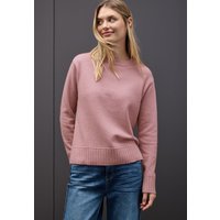 STREET ONE Rundhalspullover mit Rippbündchen STREET ONE Rundhalspullover mit Rippbündchen von Street One