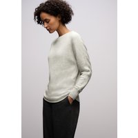 STREET ONE Rundhalspullover mit Rippbündchen von Street One