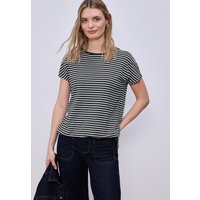 STREET ONE Rundhalsshirt Rundhalsausschnitt STREET ONE Rundhalsshirt Rundhalsausschnitt von Street One