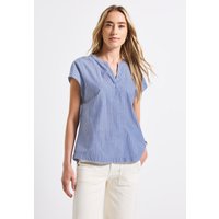 STREET ONE Shirtbluse aus softem Materialmix STREET ONE Shirtbluse aus softem Materialmix von Street One
