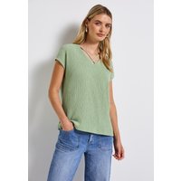 STREET ONE Shirttop, mit Struktur von Street One