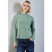 STREET ONE Strickpullover mit Rippstruktur STREET ONE Strickpullover mit Rippstruktur von Street One