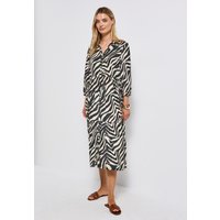 STREET ONE Volantkleid Ohne Taschen Sommerkleid 3/4-Arm und gemustert STREET ONE Volantkleid Ohne Taschen Sommerkleid 3/4-Arm und gemustert von Street One