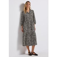 STREET ONE Volantkleid Ohne Taschen Sommerkleid gemustert, mit 3/4 Arm von Street One