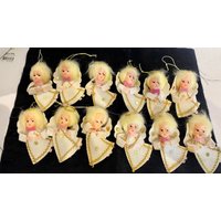 12 Engel Ornamente von StreetFaireAntiques
