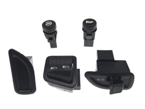 Schalter Set passend für Aprilia, Derbi, Gilera, Piaggio, Vespa – Blinker, E-Start, Hupe, Licht, Fernlicht von Streetparts24