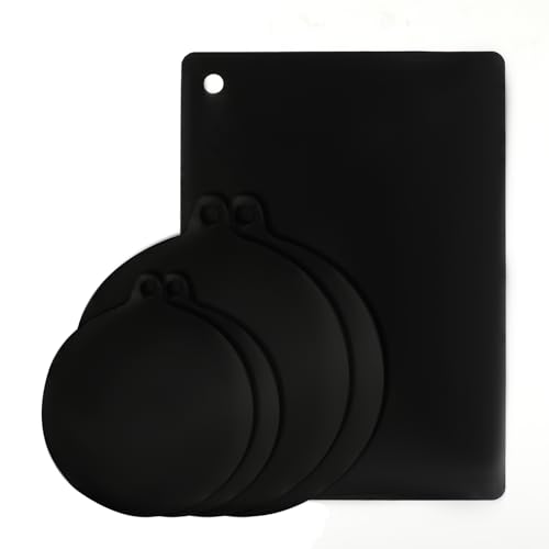 Strehknewen Induktionskochfeldschutz 5-Teiliges Set | rutschfeste Und Kratzfeste Abdeckung | Hitzebeständig Bis 300°C | Spülmaschinenfest | Silikonuntersetzer Strehknewen Induktionskochfeldschutz 5-Teiliges Set | rutschfeste Und Kratzfeste Abdeckung | Hitzebeständig Bis 300°C | Spülmaschinenfest | Silikonuntersetzer von Strehknewen