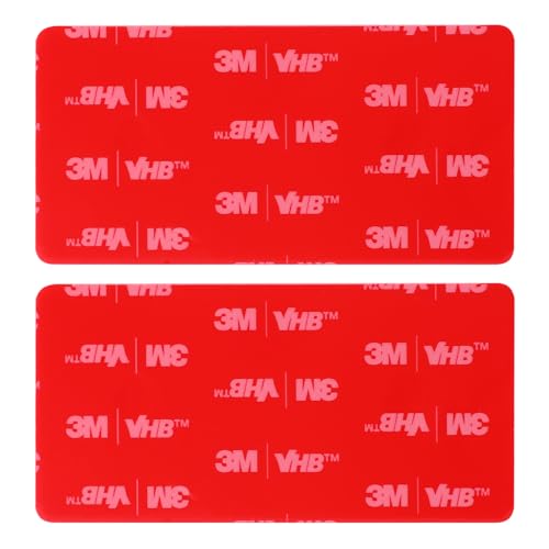 2 Ersatz-Klebepads für Strength Enemy Doppel Handtuchhalter – Original 3M VHB Starke Klebepads, 5 x 10.5cm von Strength Enemy