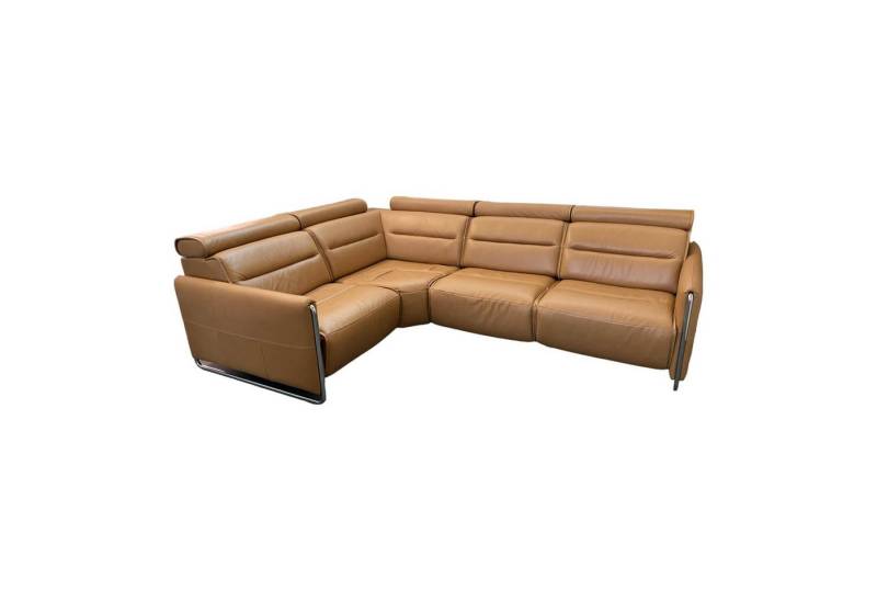 Stressless® Ecksofa Ecksofa Modell Emily iLeder Cori Farbe Caramel Metall von Stressless®