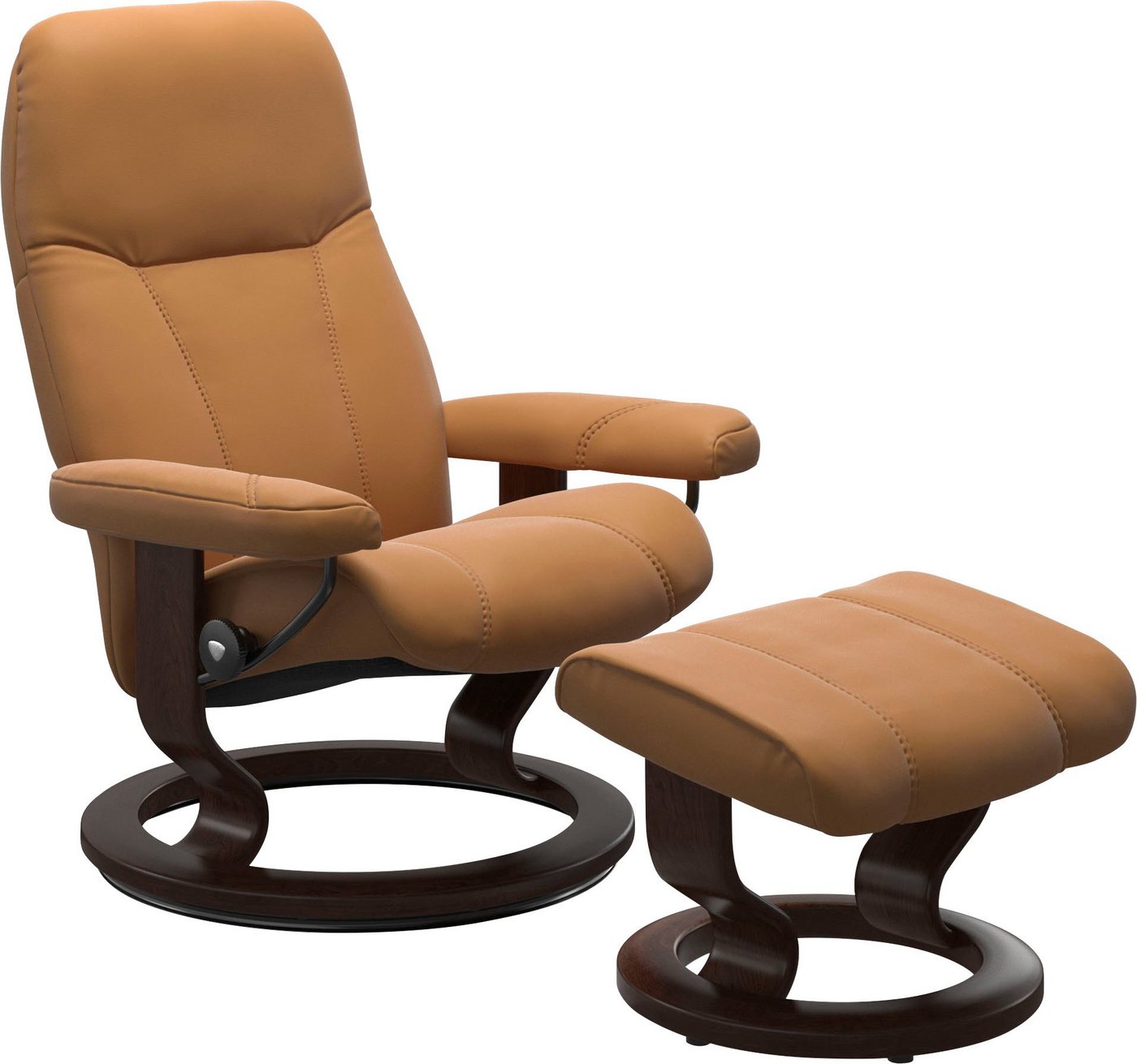 Stressless® Fußhocker Consul, mit Classic Base, Gestell Braun von Stressless®