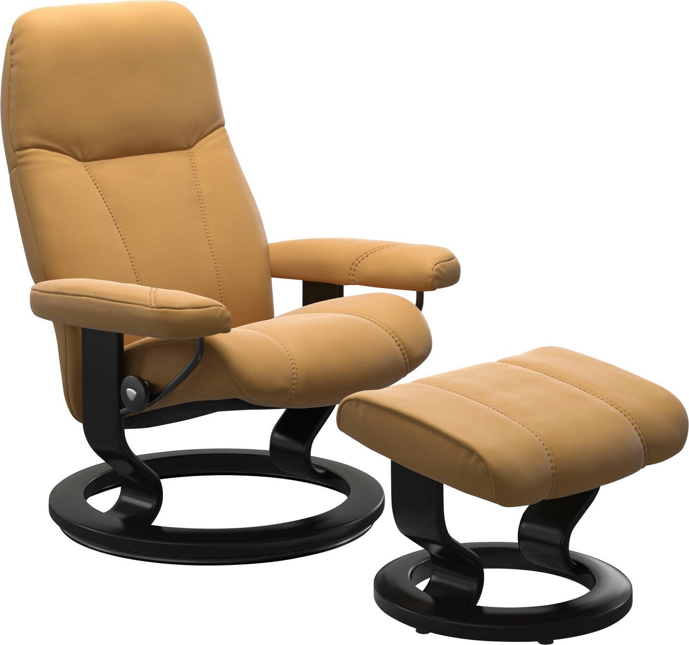 Stressless® Fußhocker Consul, mit Classic Base, Gestell Schwarz von Stressless®