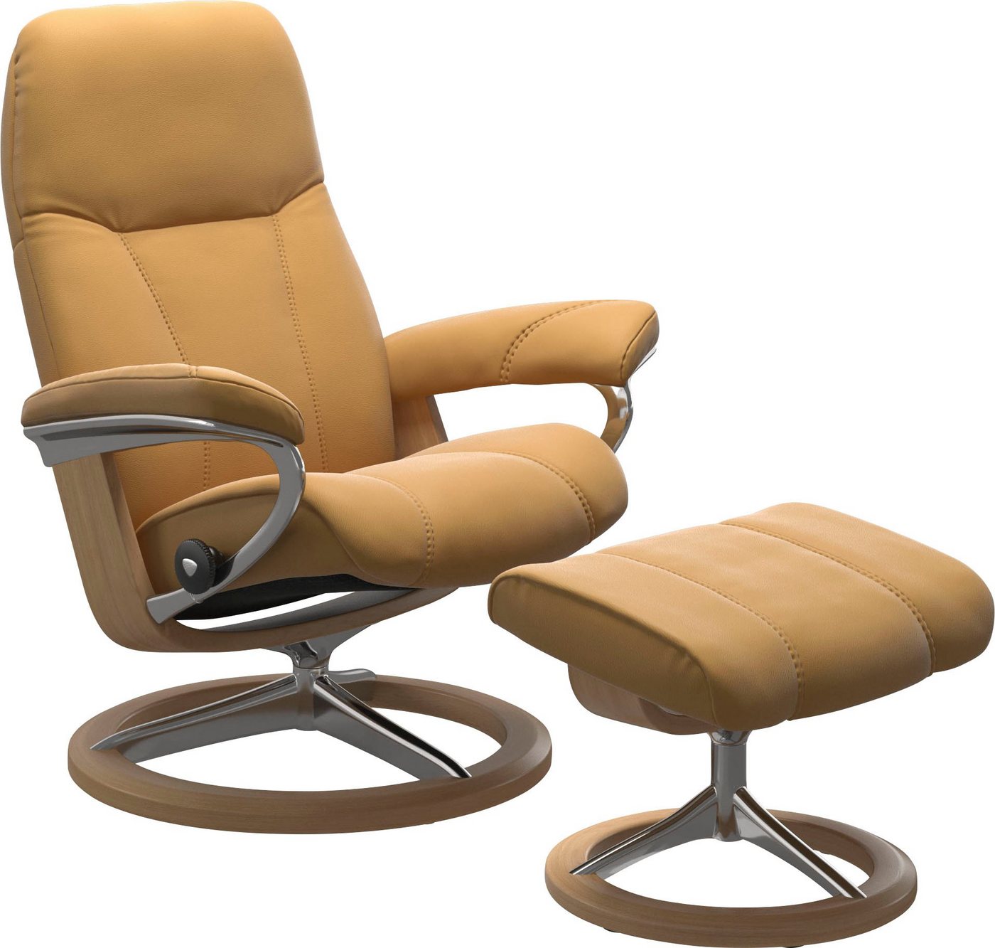 Stressless® Fußhocker Consul, mit Signature Base, Gestell Eiche von Stressless®