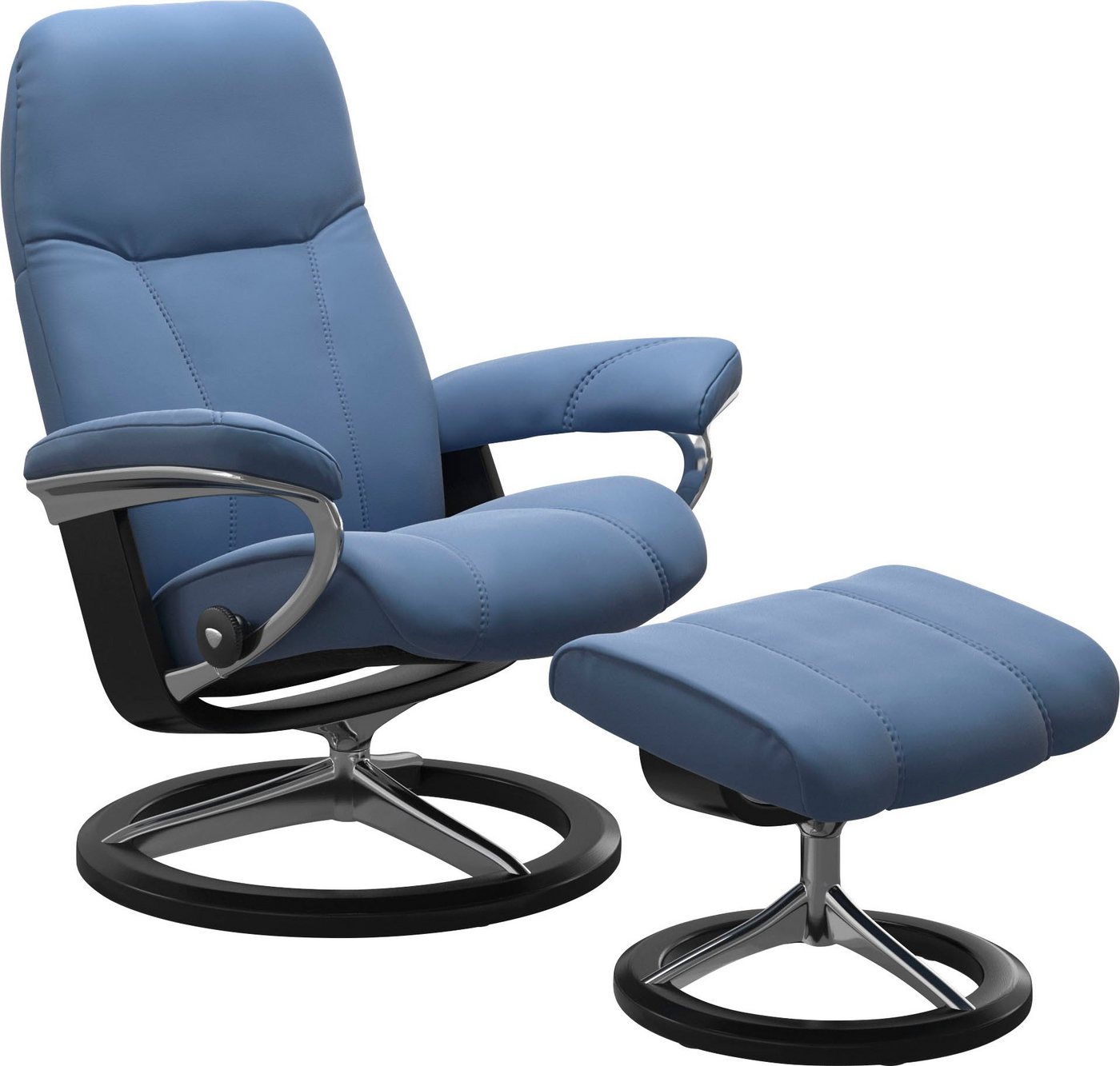 Stressless® Fußhocker Consul, mit Signature Base, Gestell Schwarz von Stressless®