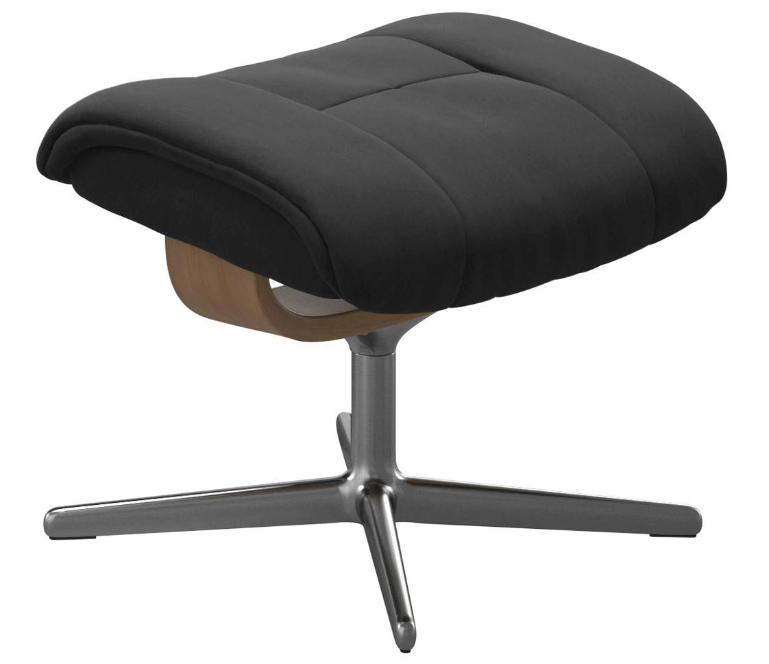 Stressless® Fußhocker Mayfair, mit Cross Base, Größe S, M & L, Holzakzent Eiche von Stressless®